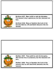 Pumpkin Ziplock Bag Template